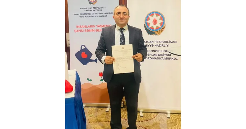 Azərbaycanda nümunəvi addım: Ağır qəza keçirən şəxs bütün orqanlarını bağışladı