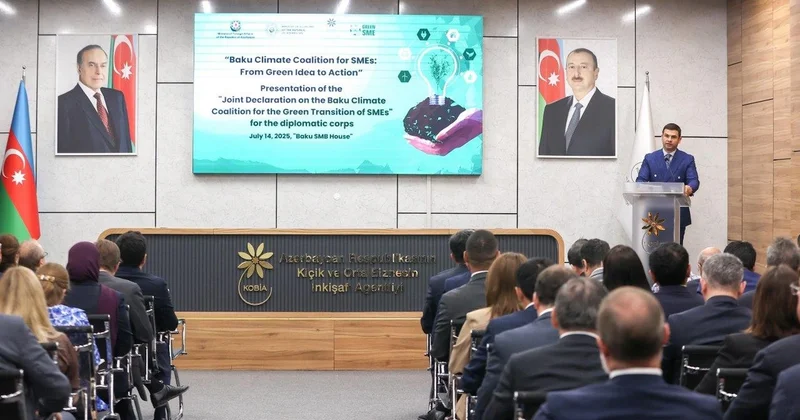 KOB ların yaşıl keçidi üçün Bakı İqlim Koalisiyası üzrə Birgə Bəyannamə yə dair təqdimat keçirilib
