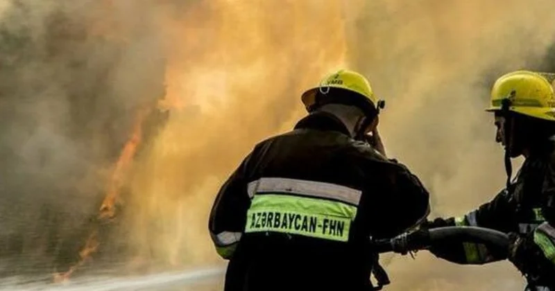 Bakıda yanğın 1 nəfər xəsarət aldı
