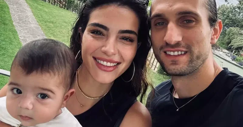 Melisa oğlu və həyat yoldaşı ilə