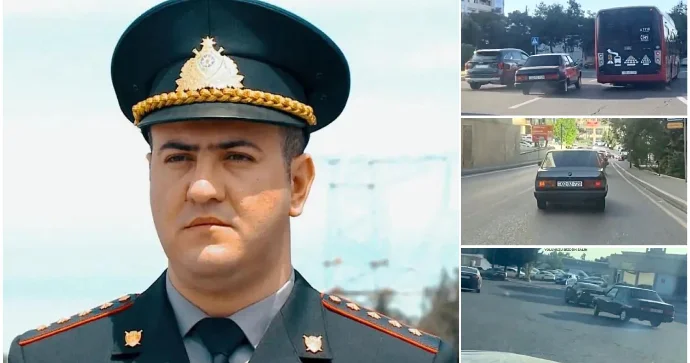 Bakı küçələrində “avtoş”luq edən sürücü vəsiqəsiz qaldı + 15 günlük həbs VİDEO
