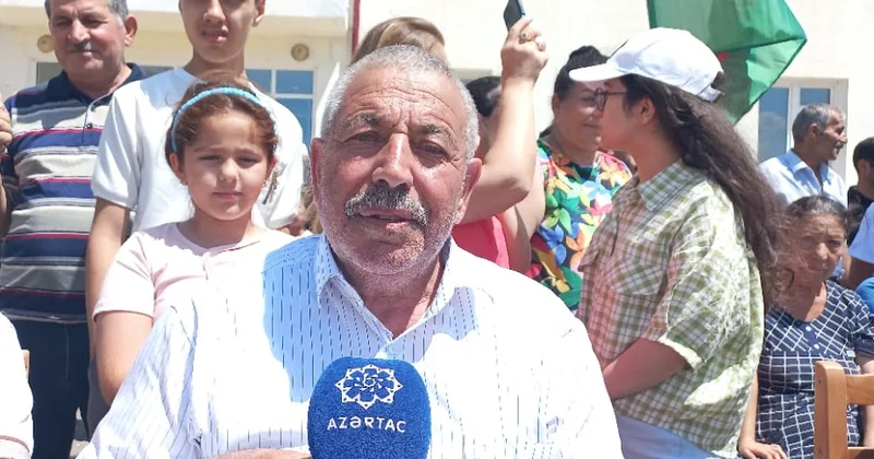 Xocalı sakini: Kədər və göz yaşları ilə tərk etdiyimiz torpaqlara qürur və sevinclə qayıtmışıq