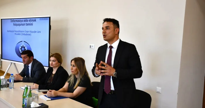 Xankəndidə “İnformasiya əldə etmək hüququnun müdafiəsi” mövzusunda maarifləndirmə tədbiri keçirilib FOTOLAR