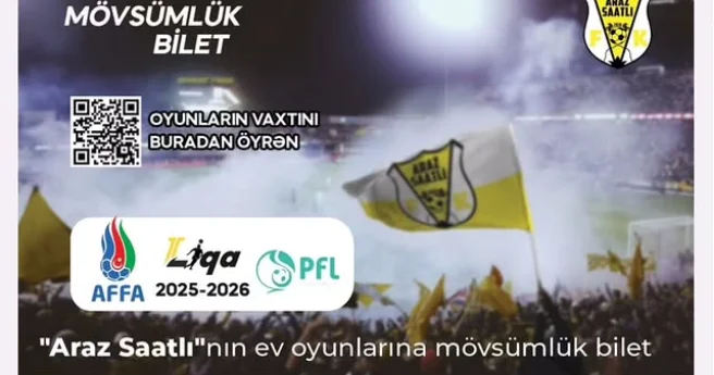 Bölgə klubundan mövsümlük bilet satışı