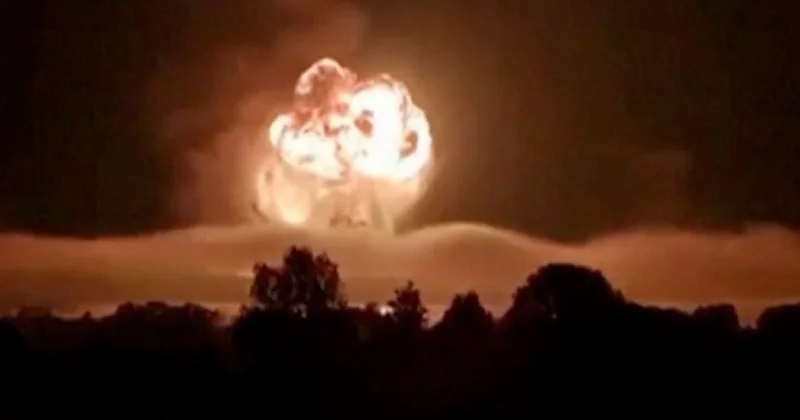 Взрыв на базе КСИР в Тебризе ВИДЕО