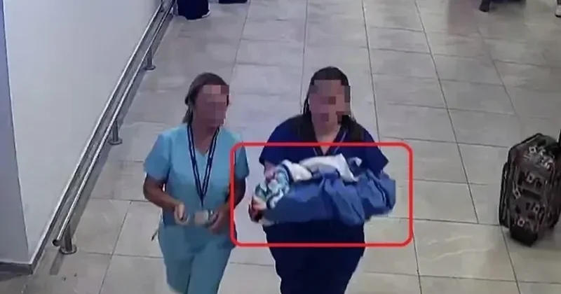 Antalyada körpəsini aeroportda unitaza atan qadın azadlığa buraxıldı
