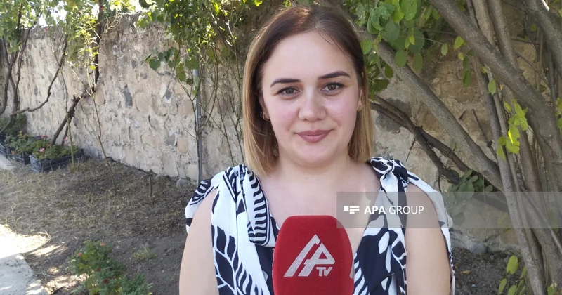 Xocalıya köçən sakin: Doğma yurda döndüyümüzə görə çox sevinirik