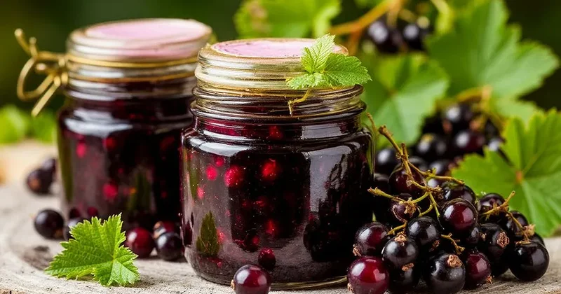 Qara qarağat mürəbbəsi: Cəmi 5 dəqiqə bişirin