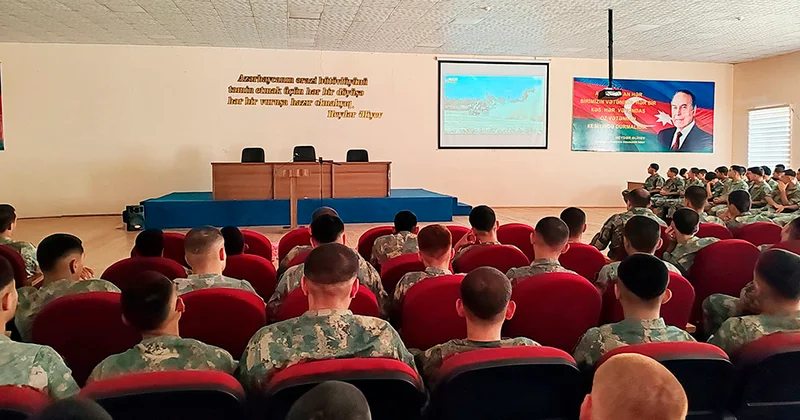 В воинских частях Азербайджанской армии проведены мероприятия по случаю годовщины Товузских боев