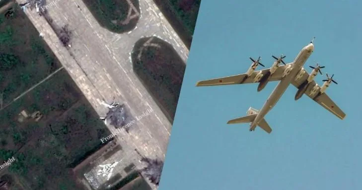 “Hörümçək toru” əməliyyatında vurulan təyyarələr aviabazalarda qalıb FOTOLAR
