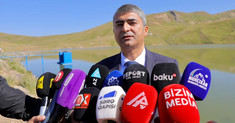 Malik Rzayev: Bu hövzə həm 350 hektar sahənin suvarılmasında, həm də içməli su kapitajlarının qidalanmasında mühüm rol oynayır”