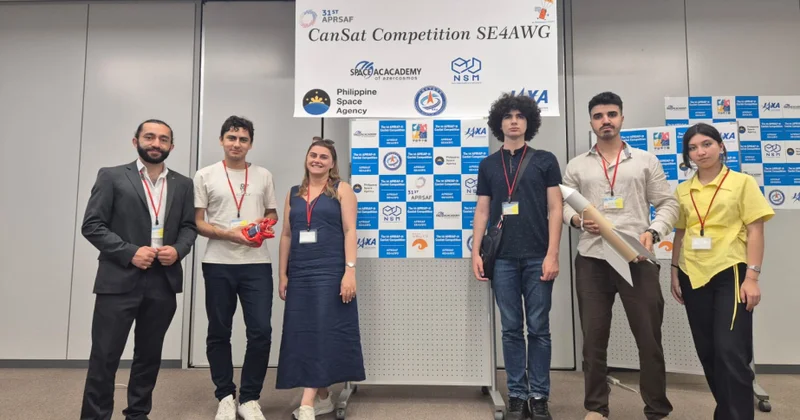 Azərbaycan Komandası Asiya və Sakit Okean Regionunun “CanSat” müsabiqəsində birinci yerə layiq görülüb