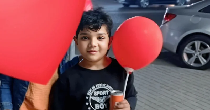 Bakıda 9 yaşlı uşaq itkin düşüb FOTO
