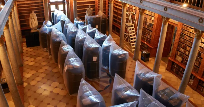 Min illik kitabxanada böcək istilası: 100 min kitab xilas edilməyə çalışılır