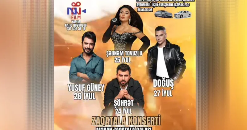 Zaqatalada möhtəşəm konsertlərə sayılı günlər qaldı VİDEO