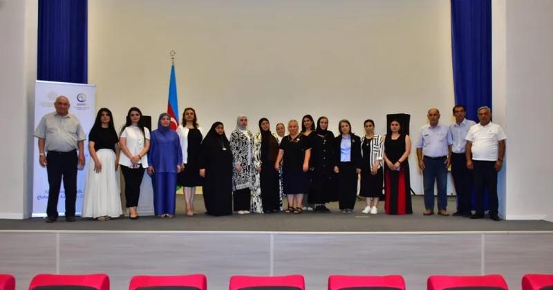 Aprel döyüşləri şəhidlərinin qəhrəmanlığının tərənnümü adlı tədbir keçirildi FOTOLAR