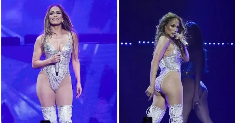 Cenifer Lopez cəsur geyimi ilə hər kəsi şoka saldı FOTO