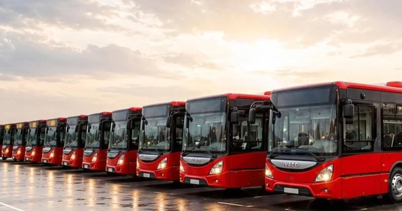 Daha bir marşrut xəttinin avtobusları yenilənir