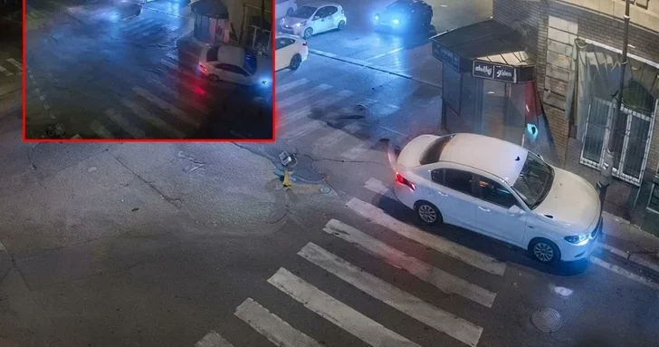 Ночное ДТП на перекрестке в Баку вывело из строя светофор