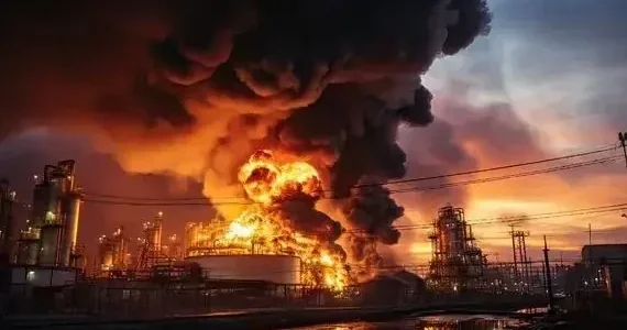 В Краснодарском крае России обломки беспилотника повредили НПЗ и дома: есть пострадавший