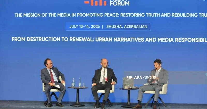 IV Şuşa Qlobal Media Forumu üzrə şəhərsalma narrativləri və media məsuliyyəti ilə bağlı sessiya keçirilib FOTO