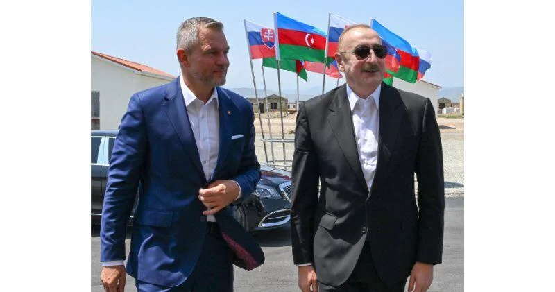 Azərbaycan və Slovakiya prezidentləri Ağdamın Baş Qərvənd kəndində görülən işlərlə tanış olublar FOTO