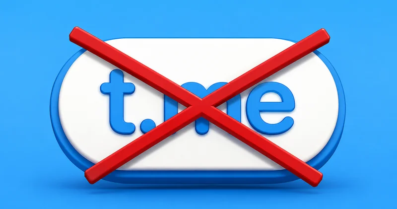 “Telegram” ın qısa keçid domeni olan t.me işləməyi dayandırıb