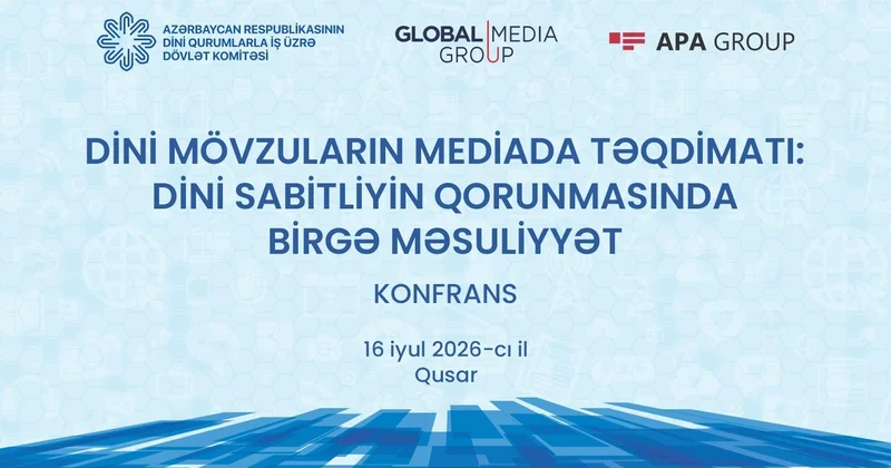 Qusarda “Dini mövzuların mediada təqdimatı: dini sabitliyin qorunmasında birgə məsuliyyət” mövzusunda konfrans keçiriləcək