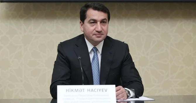 Hikmət Hacıyev: Bəzi beynəlxalq media qurumları Qarabağ münaqişəsində Azərbaycanı günahkar kimi təqdim etməyə çalışırdı