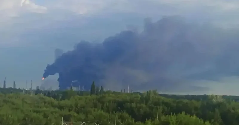 После атаки дронов горит НПЗ Газпрома в Башкортостане и не только