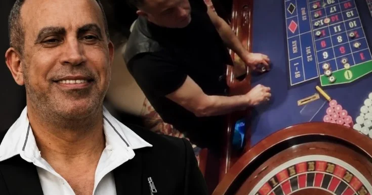 Haluk Leventin kazinodakı anları Fotolar