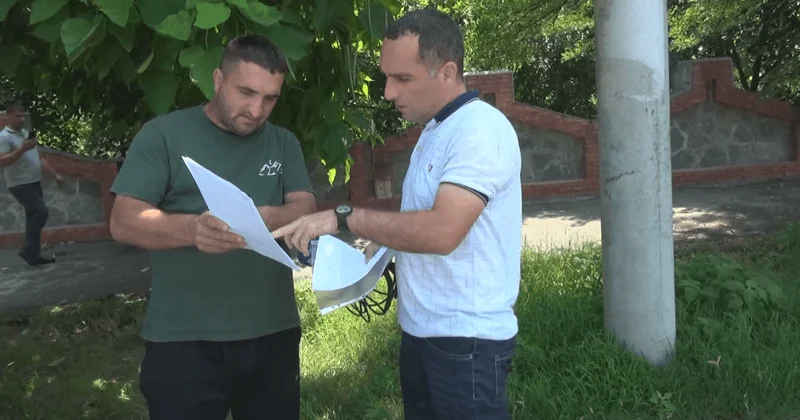 Qax sakini torpağına çıxarış ala bilmir VİDEO