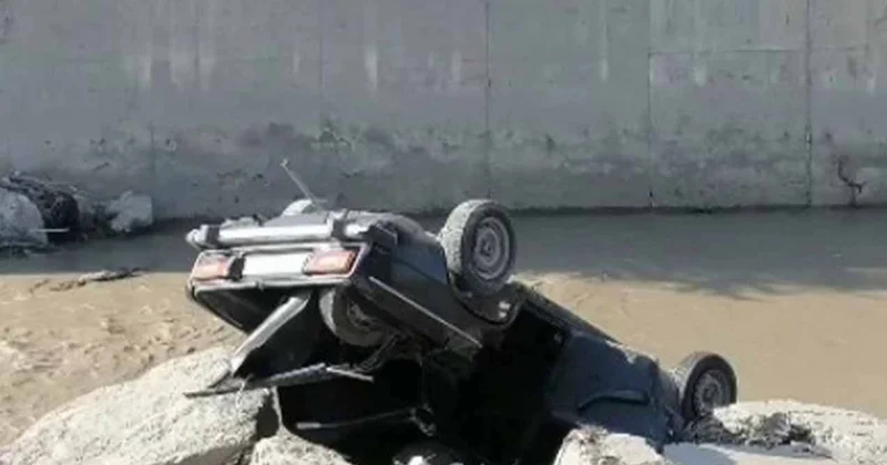Maşın Qudyalçaya aşdı Sürücü yuxulu imiş