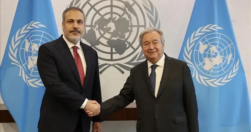 Hakan Fidan BMT Baş katibi ilə regional məsələləri müzakirə edib