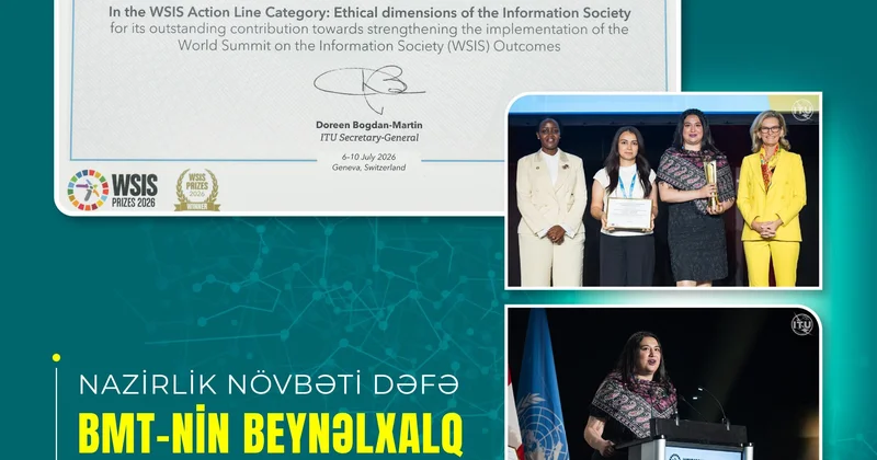 ƏƏSMN in rəqəmsal layihəsi beynəlxalq mükafata layiq görüldü