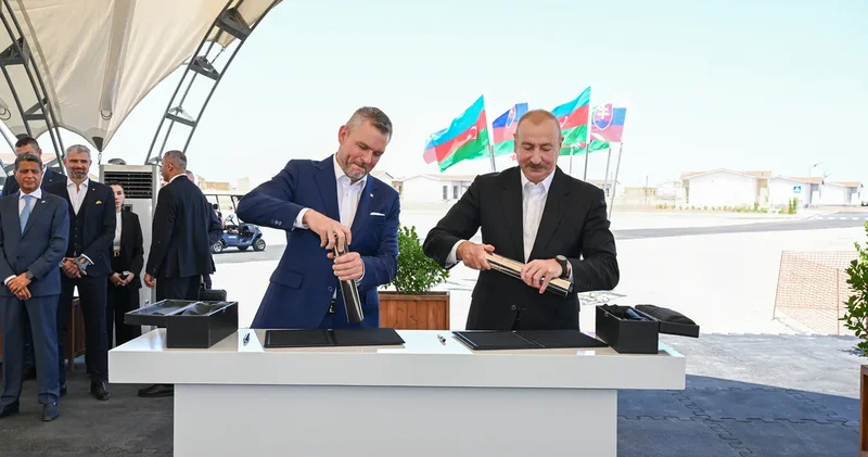 Peter Pelleqrini: “Ağdamda gələcək nəsillərə sərmayə olan yeni məktəbin təməl daşını qoyduq“ FOTO