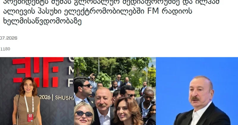 Dünya mediası Azərbaycan Prezidentinin IV Şuşa Forumundakı çıxışını işıqlandırmaqda davam edir