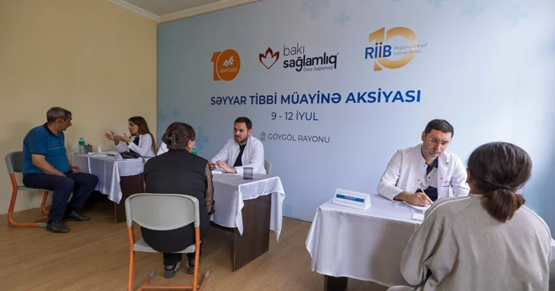 “AzerGold”un təşkilatçılığı ilə Göygöl rayonunda səyyar tibbi müayinə aksiyası keçirilib FOTO