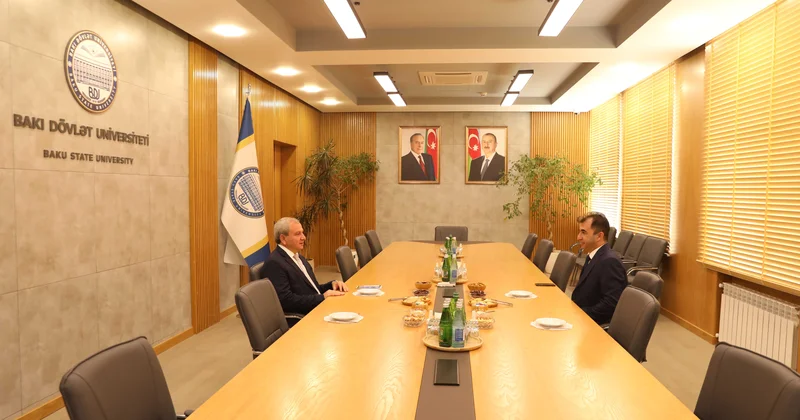 BDU da azərbaycanlı çinşünas alim Aqşin Əliyevlə görüş keçirilib