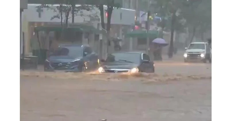 Южную Корею накрыли сильнейшие дожди ВИДЕО