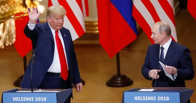 Trampla Putinin görüşü Jurnalistlərə stadionda gecələmək təklif olundu