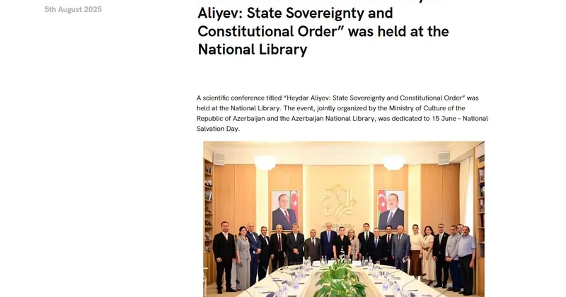 Azərbaycan Milli Kitabxanasında keçirilən tədbirlər CENL təşkilatının rəsmi saytında