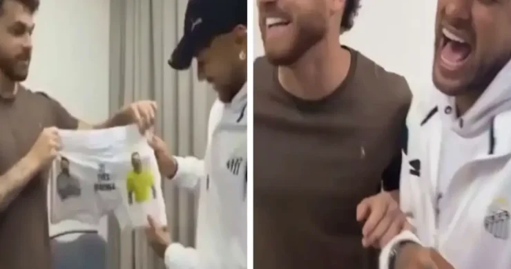 Neymar fanatından özünün və Messinin əksi olan alt paltarı hədiyyəsi aldı