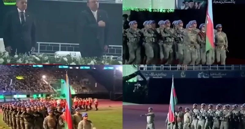 Azərbaycan və Türkiyə bayraqları ilə qarşınızdan keçərkən, lütfən, ayağa qalxın!