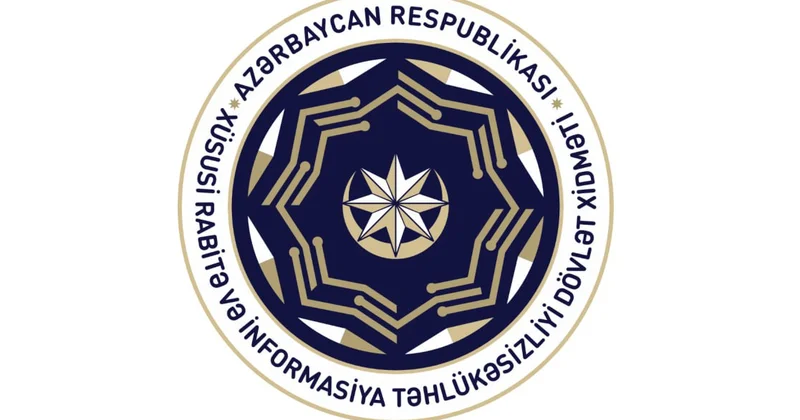 Azərbaycan Respublikası Xüsusi Rabitə və İnformasiya Təhlükəsizliyi Dövlət Xidmətinin rəsmi embleminin TƏSVİRİ
