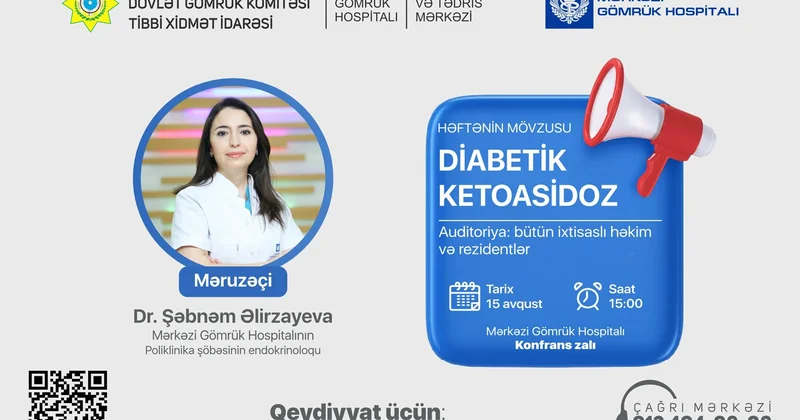 “Diabetik ketoasidoz” mövzusunda seminar həyata keçiriləcəkdir