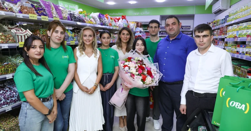“OBA” marketlər şəbəkəsinin əməkdaş sayı 10 min nəfərə çatıb VİDEO