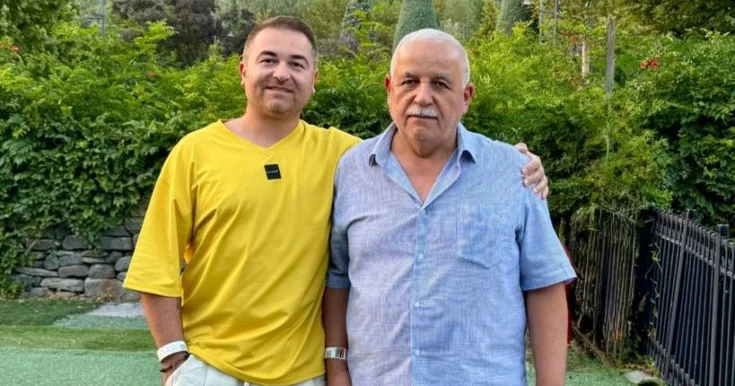 İlkindən atası ilə paylaşım Foto