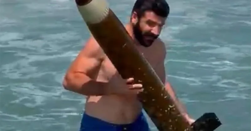 Sinop sahillərində Rusiya raketi tapılıb? Video