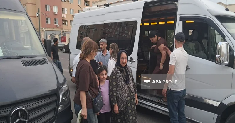 Növbəti köç karvanı Xankəndiyə çatıb FOTO YENİLƏNİB